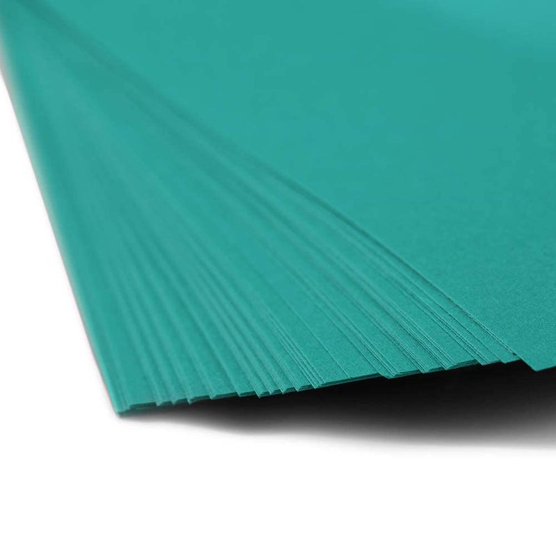 JAM Paper ورق جام ملون 24 رطل - 90 جرام - 8.5 × 11 - أزرق بحري معاد تدويره - 100 ورقة/عبوة - Image 3